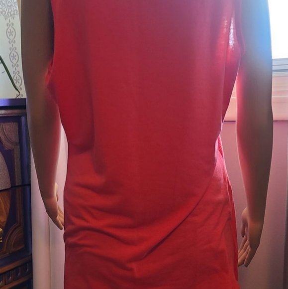 Pink sequence tank top plus size 00 - Picture 3 of 4